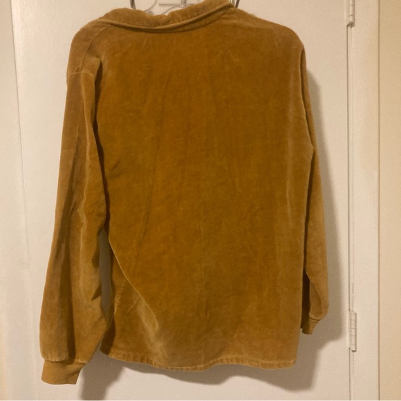 Vintage 70s Velour by Campus Shirt - Picture 4 of 7